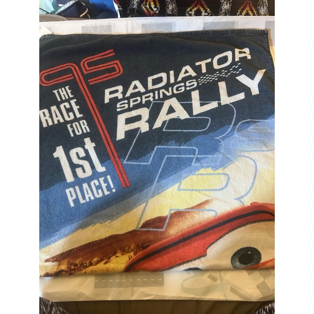Disney Pixar Cars Lightning McQueen Bath‎ Beach Towel Radiator Springs Rally